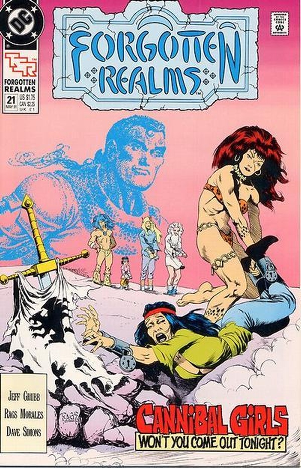 Forgotten Realms Comic Book (1989) #21 cover
