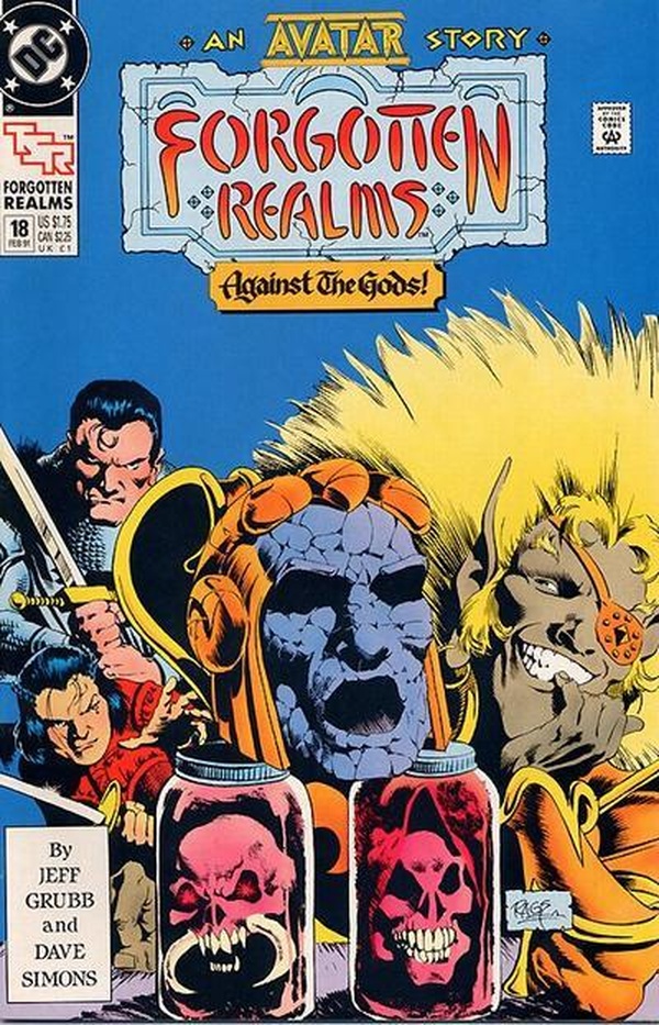 Forgotten Realms Comic Book (1989) #18 cover