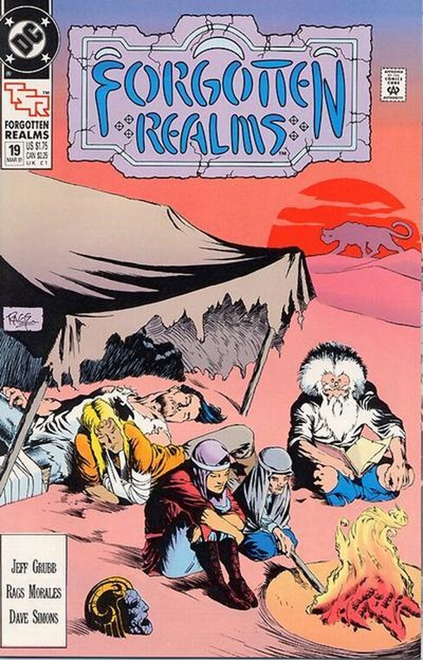Forgotten Realms Comic Book (1989) #19 cover