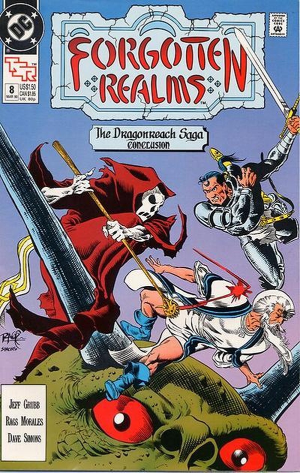 Forgotten Realms Comic Book (1989) #8 cover