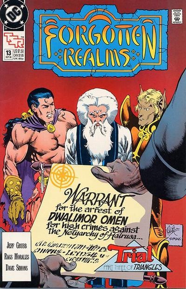 Forgotten Realms Comic Book (1989) #13 cover