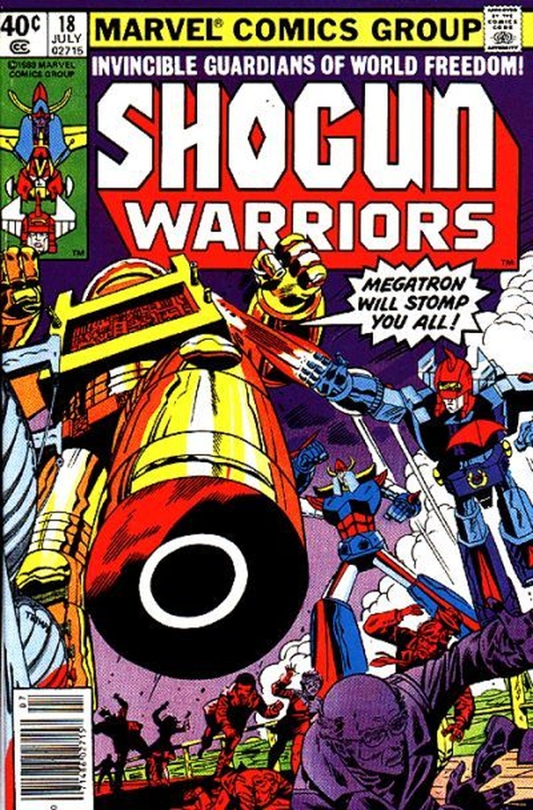 Shogun Warriors (1979) #18 cover