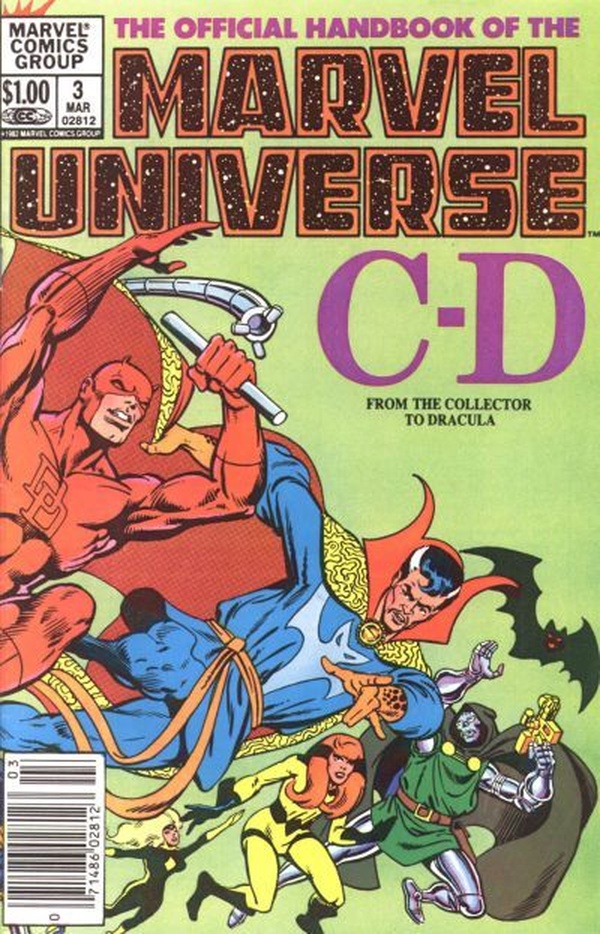 Cover of The Official Handbook of the Marvel Universe #3