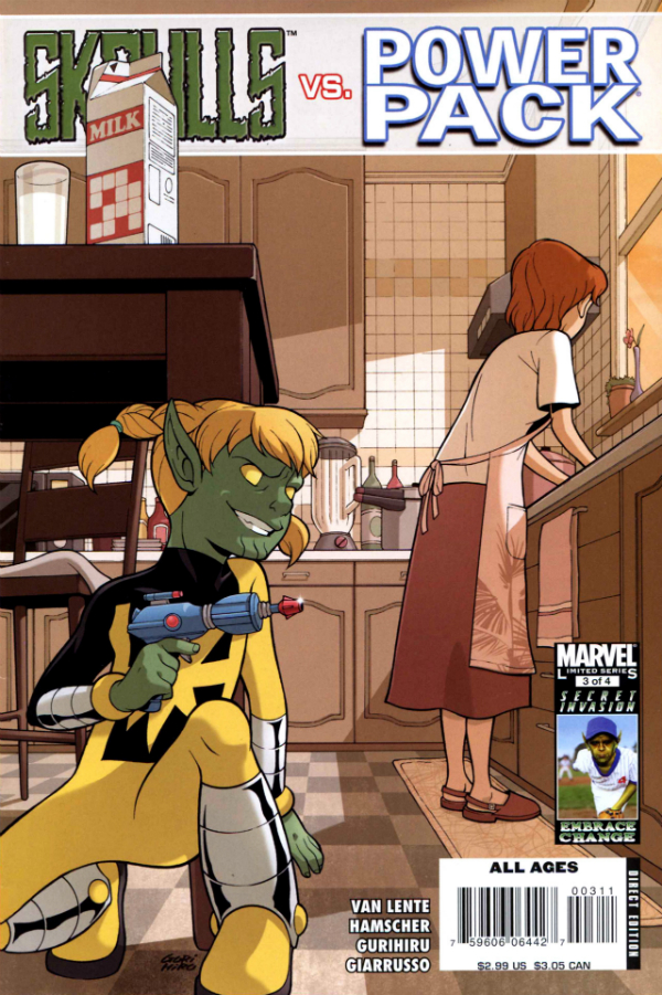 Skrulls vs. Power Pack (2008) #3 cover