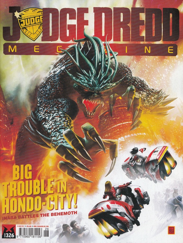 Couverture : Judge Dredd Megazine (2003) #326 : Great Executions, Part 02 / Grey Zone, Part Four / Snapshot, Part Five / Project Behemoth, Part Three