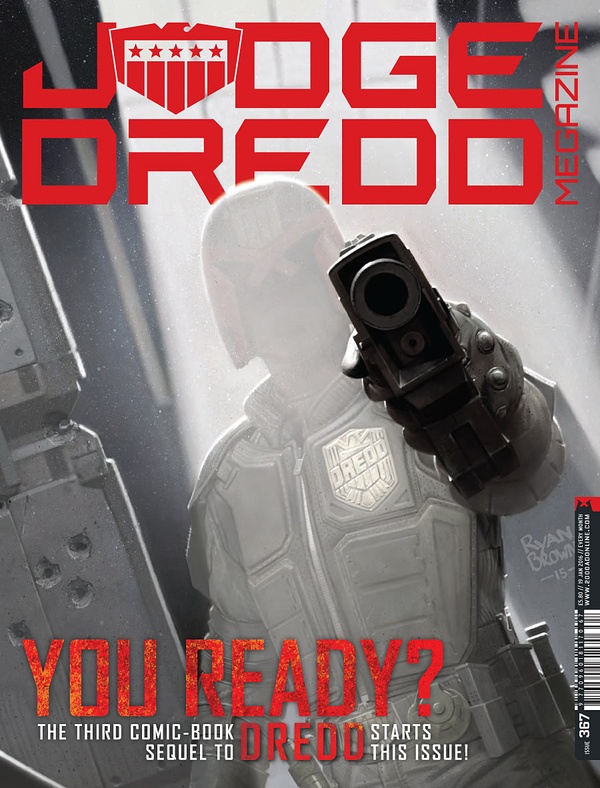 Couverture : Judge Dredd Megazine (2003) #367 : Terror Rising, Part Three / 7: A Game of Stones / Damocles, Part One / Dust, Part One