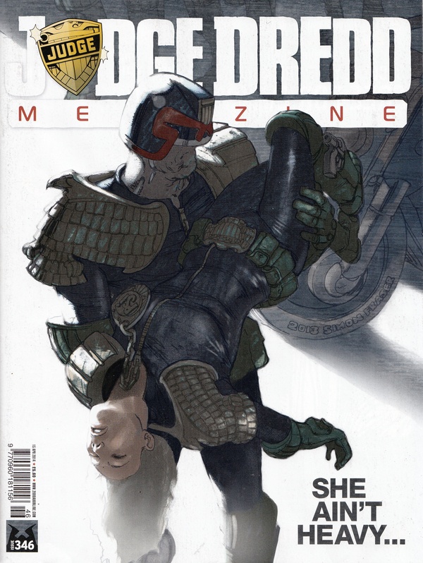 Couverture : Judge Dredd Megazine (2003) #346 : The Call of K. Cattrall, Part Two / The Whisper, Part Four / Evangelyne / Dead End, Part Four