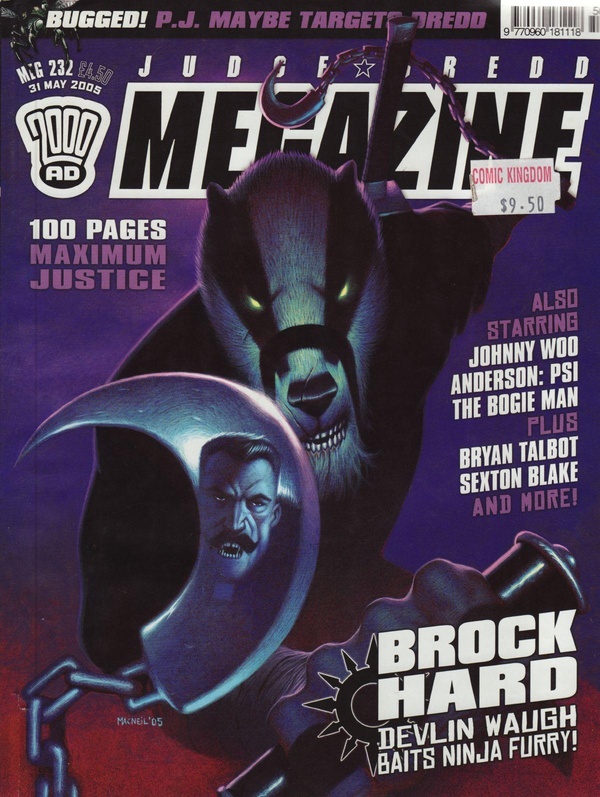 Couverture : Judge Dredd Megazine (2003) #232