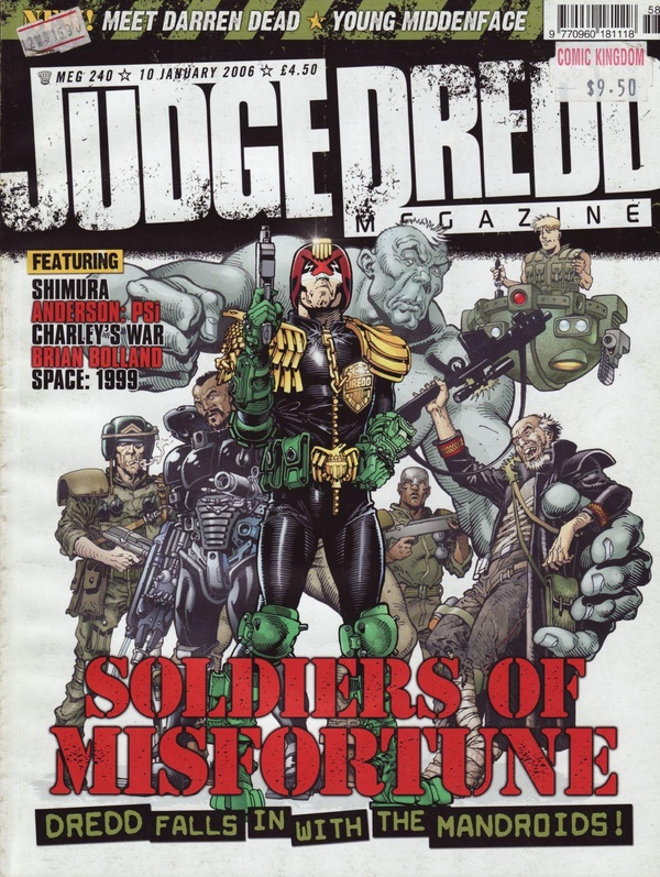 Couverture : Judge Dredd Megazine (2003) #240