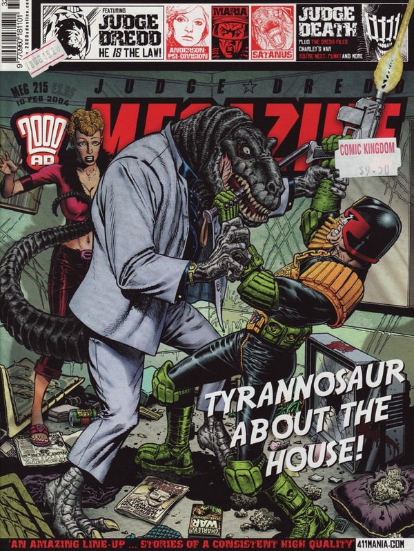 Couverture : Judge Dredd Megazine (2003) #215