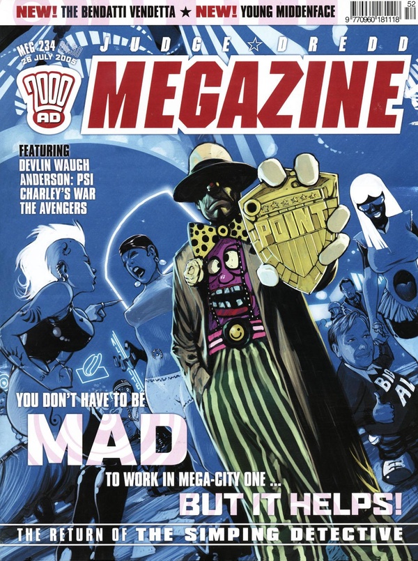 Couverture : Judge Dredd Megazine (2003) #234