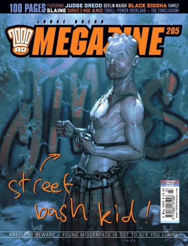 Couverture : Judge Dredd Megazine (2003) #205