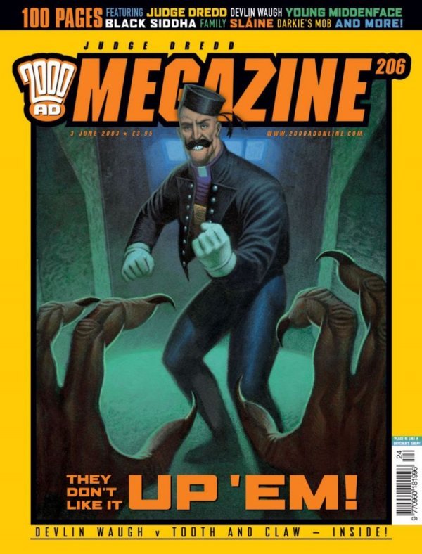 Couverture : Judge Dredd Megazine (2003) #206
