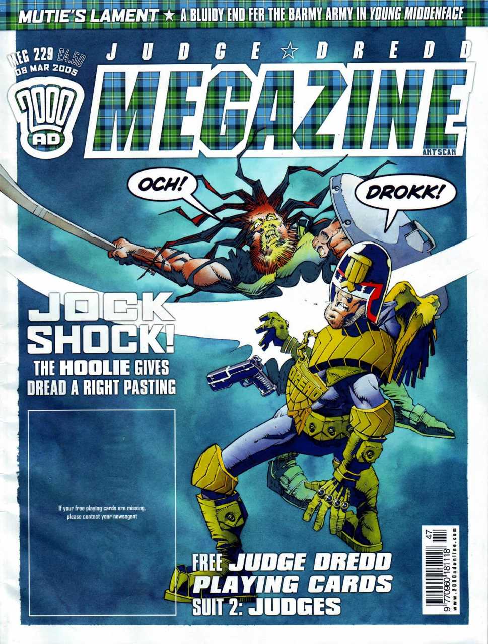 Couverture : Judge Dredd Megazine (2003) #229