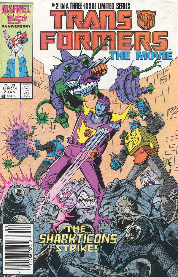 Cover of Transformers: The Movie #2