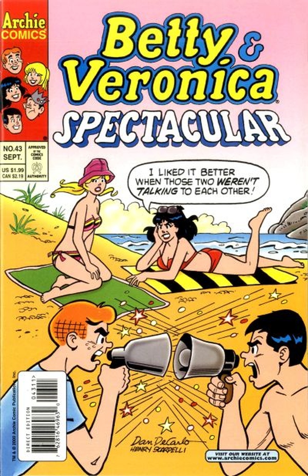 Betty and Veronica Spectacular #43 cover