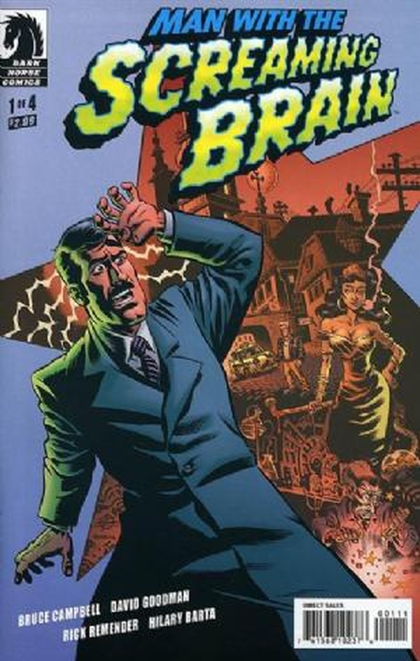 Man with the Screaming Brain (2005) #1 cover
