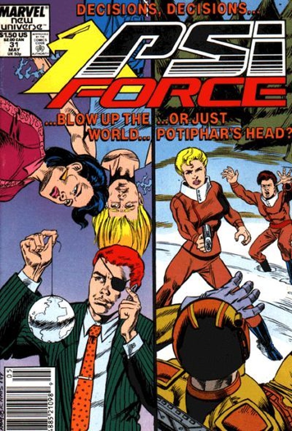 Psi-Force (1986) #31 cover