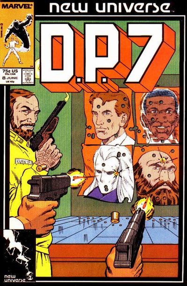 D.P. 7 (1986) #8 cover