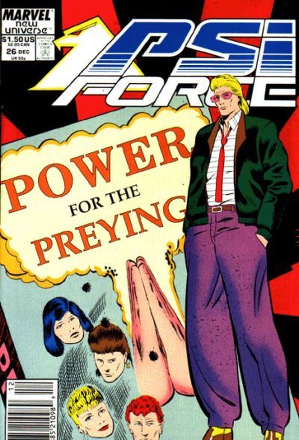 Psi-Force (1986) #26 cover
