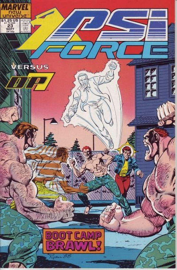 Psi-Force (1986) #23 cover