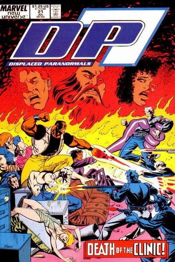 D.P. 7 (1986) #21 cover
