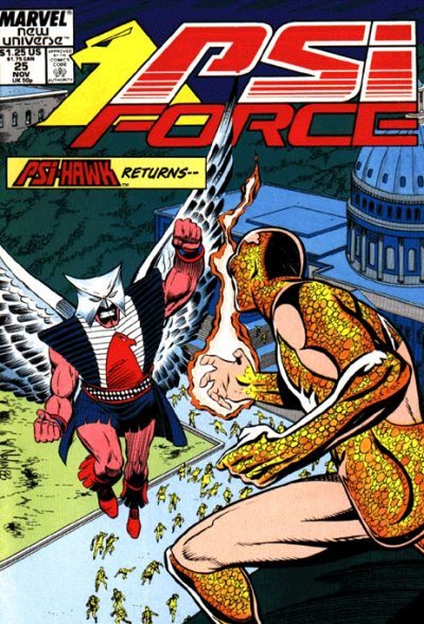 Psi-Force (1986) #25 cover