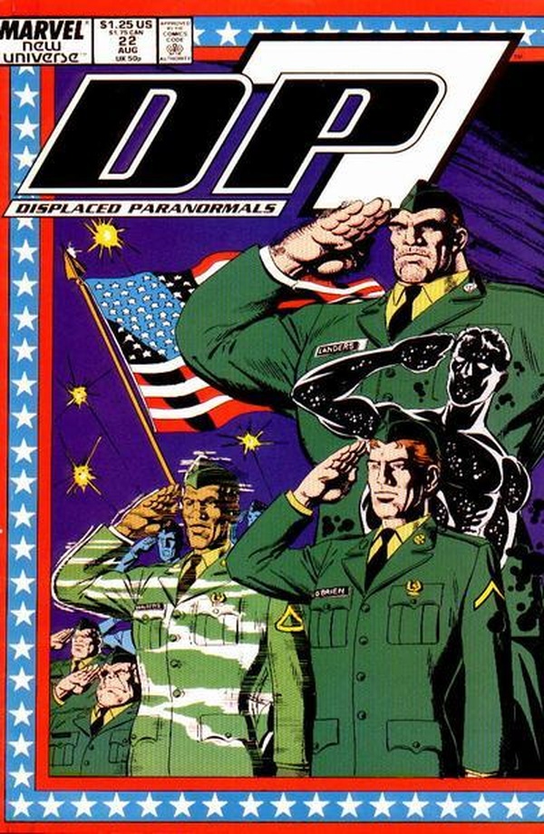 D.P. 7 (1986) #22 cover