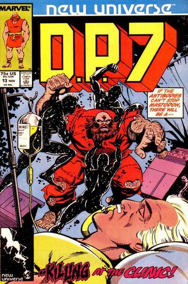D.P. 7 (1986) #13 cover