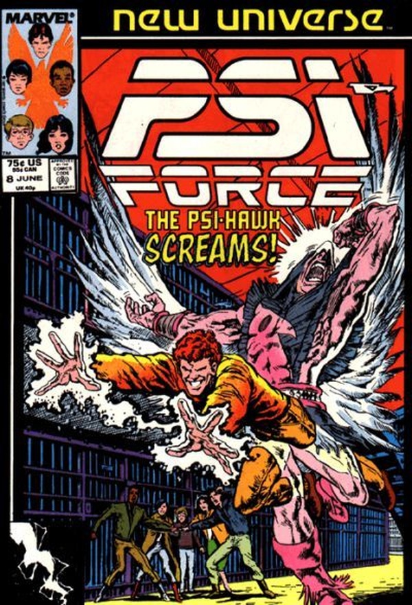 Psi-Force (1986) #8 cover