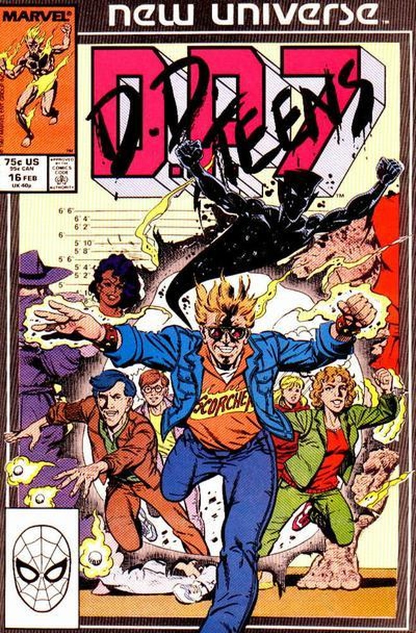 D.P. 7 (1986) #16 cover