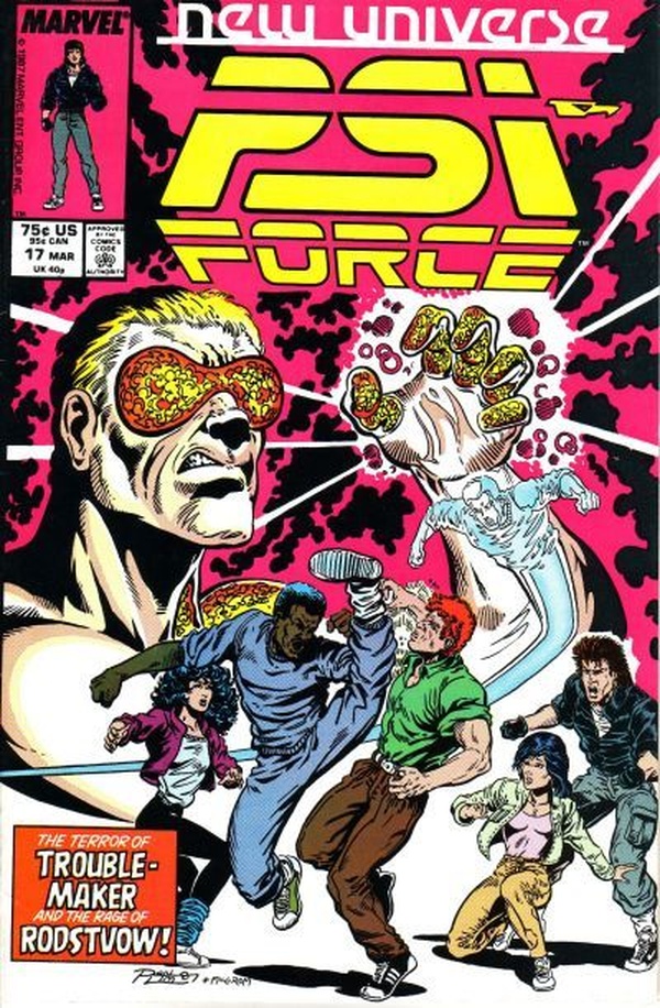 Psi-Force (1986) #17 cover