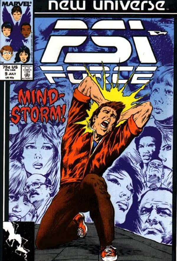 Psi-Force (1986) #9 cover