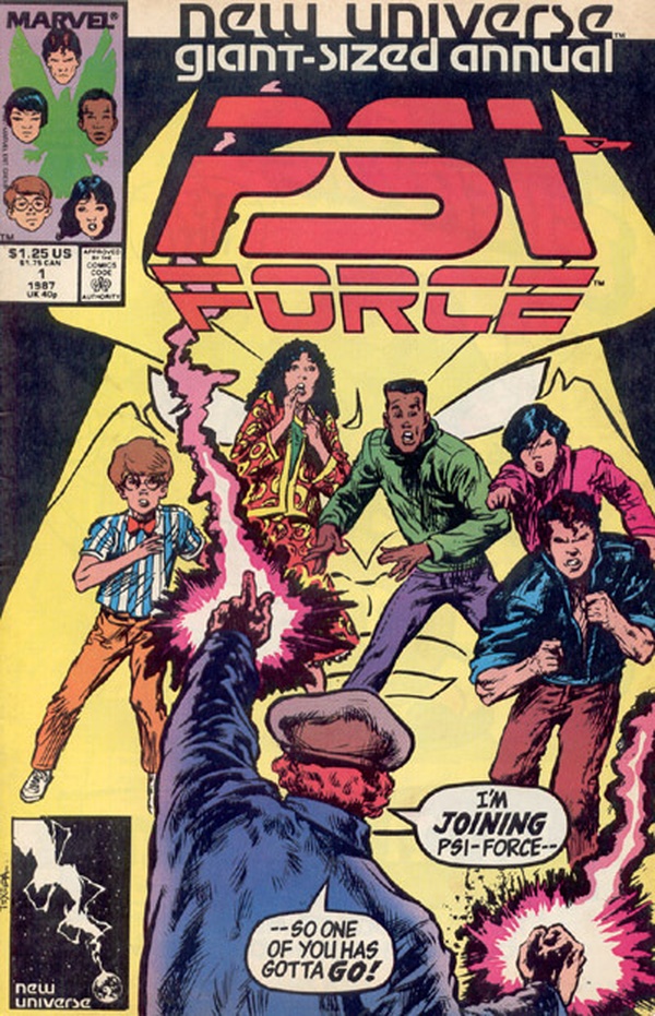 Psi-Force Annual (1987) #1 cover