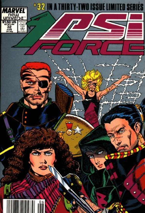Psi-Force (1986) #32 cover