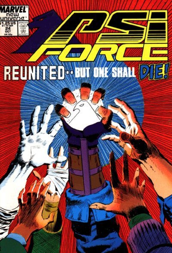 Psi-Force (1986) #24 cover