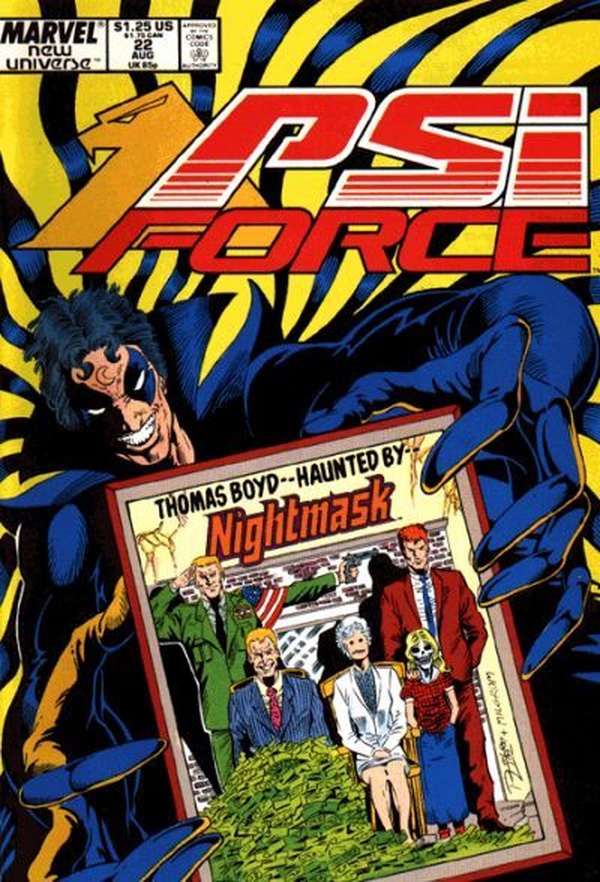 Psi-Force (1986) #22 cover