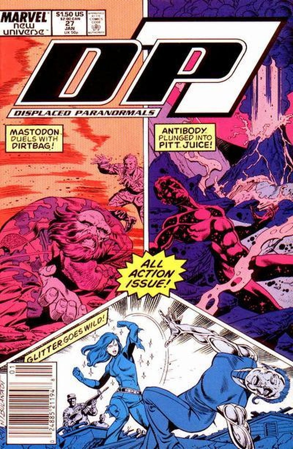 D.P. 7 (1986) #27 cover