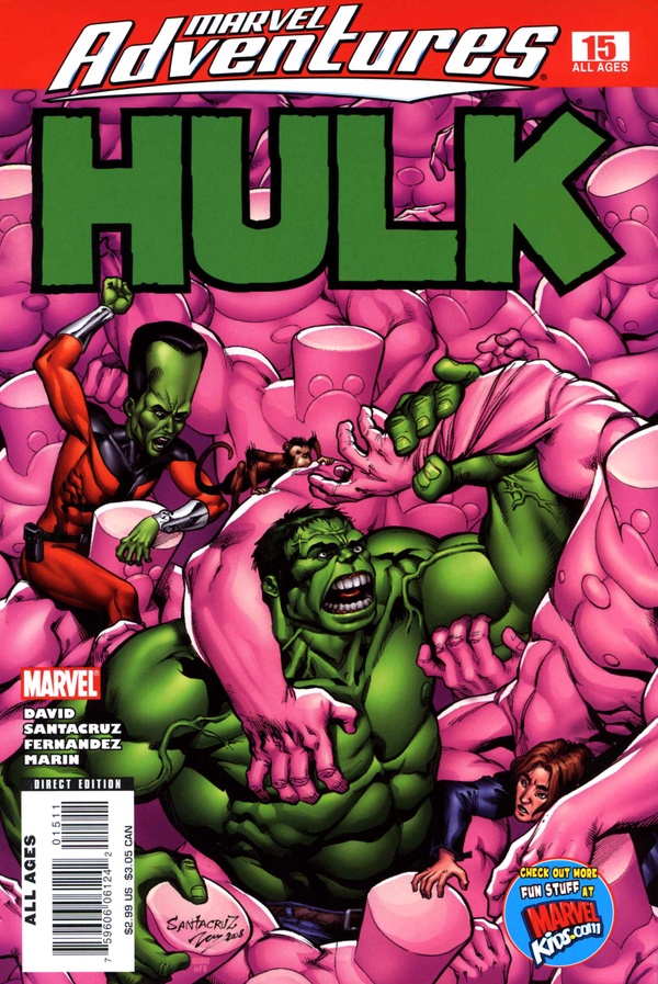 Marvel Adventures Hulk (2007) #15 cover