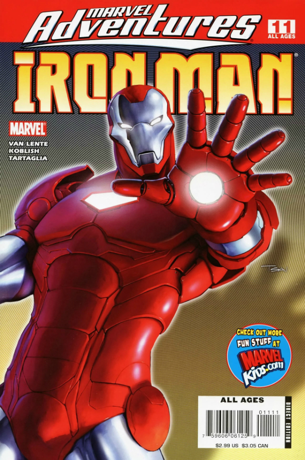 Marvel Adventures Iron Man (2007) #11 cover
