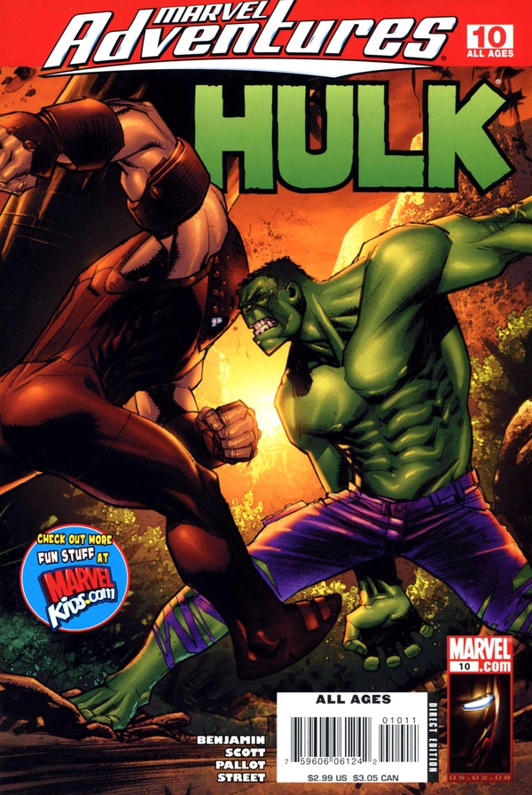 Marvel Adventures Hulk (2007) #10 cover