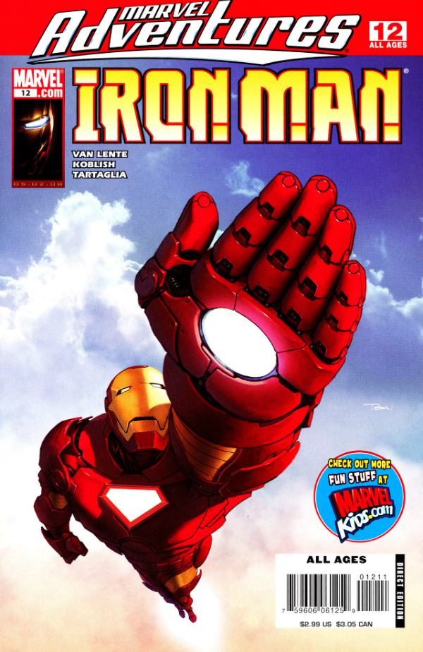 Marvel Adventures Iron Man (2007) #12 cover