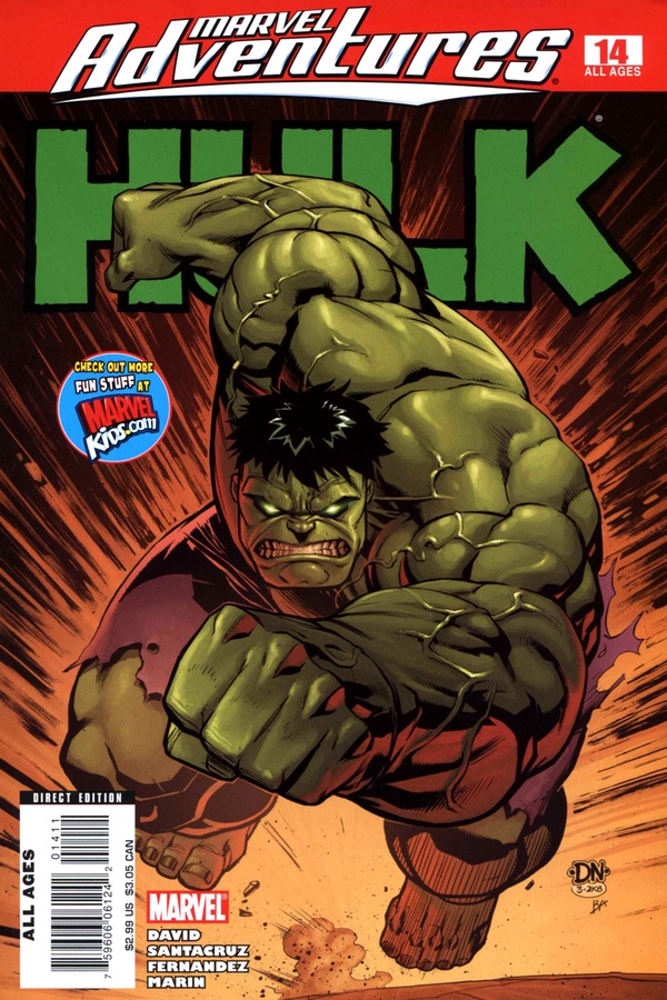 Marvel Adventures Hulk (2007) #14 cover