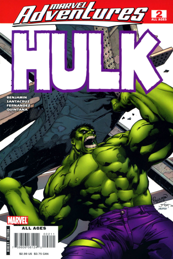 Cover of Marvel Adventures Hulk #2