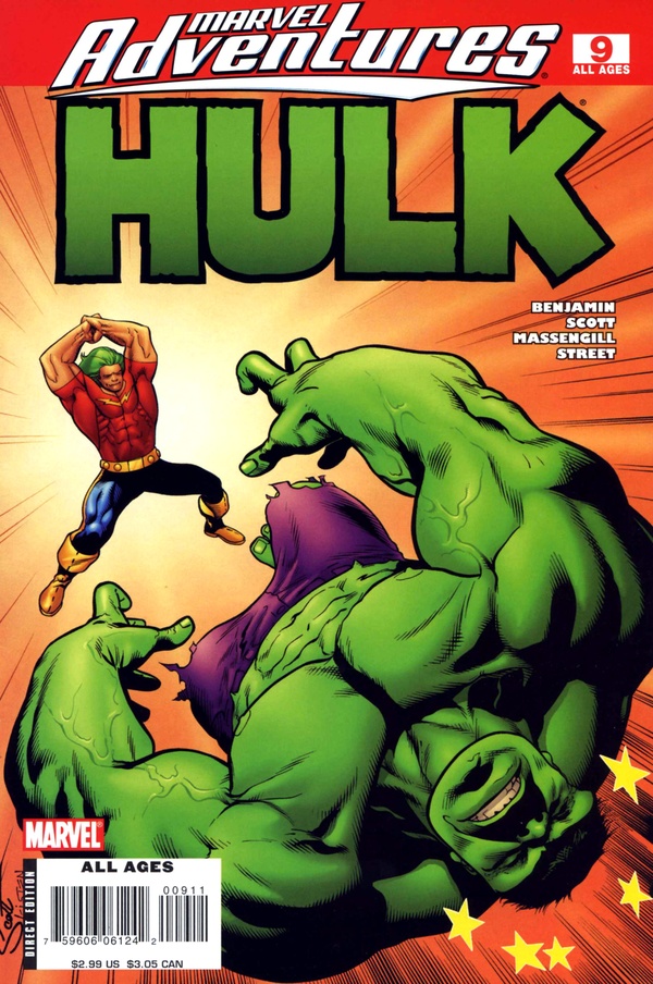 Marvel Adventures Hulk (2007) #9 cover