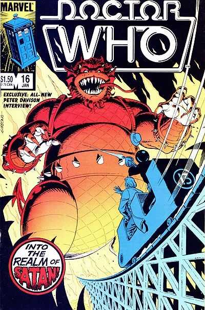 Doctor Who (1984) #16 cover