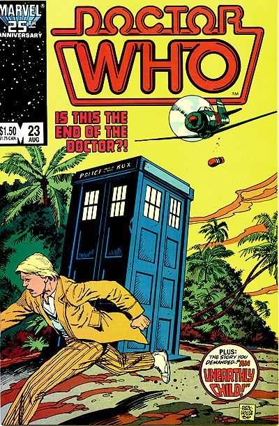 Doctor Who (1984) #23 cover
