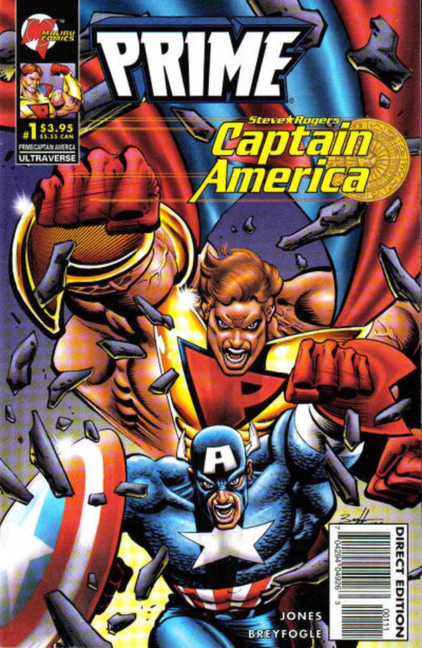 Prime / Captain America (1996) #1 cover