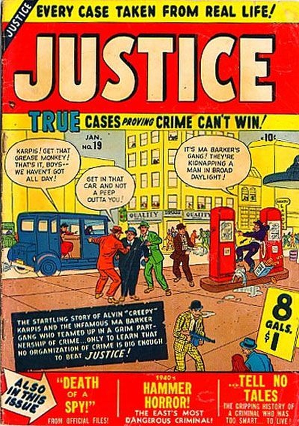 Justice (1947) #19 cover