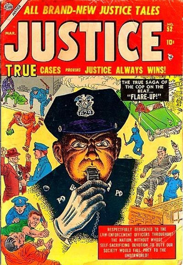 Justice (1947) #52 cover